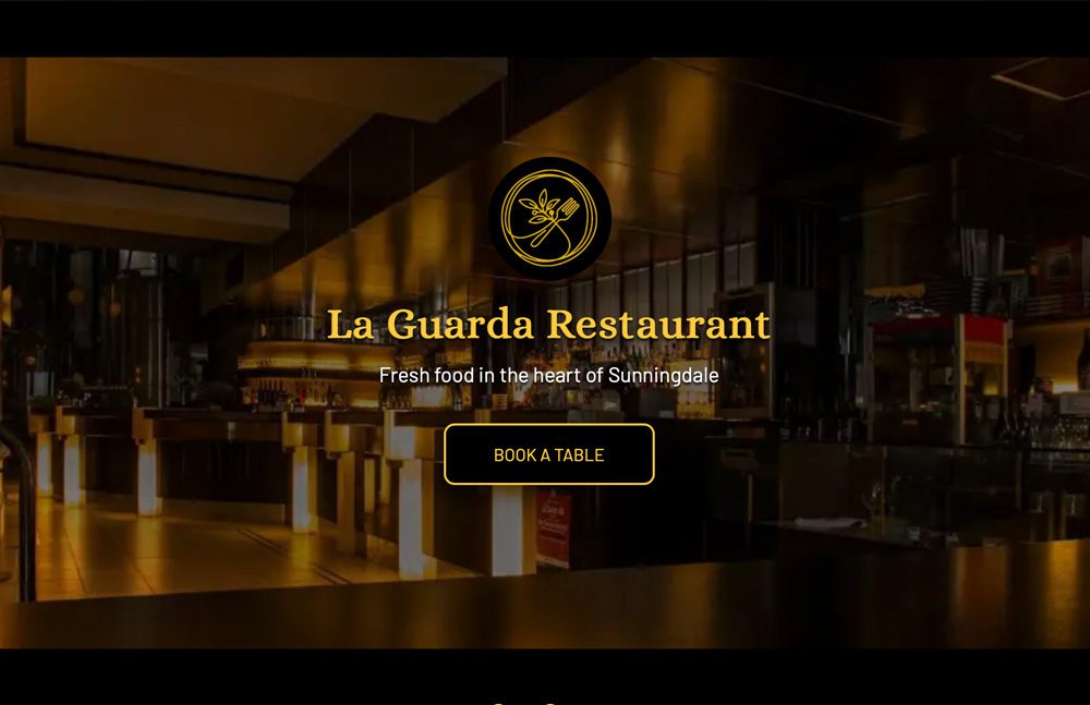 Restaurant Website